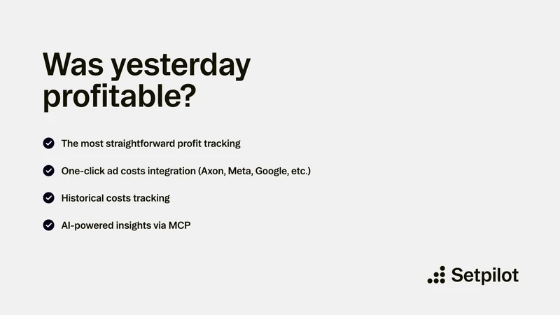 Setpilot • AI Profit Analytics