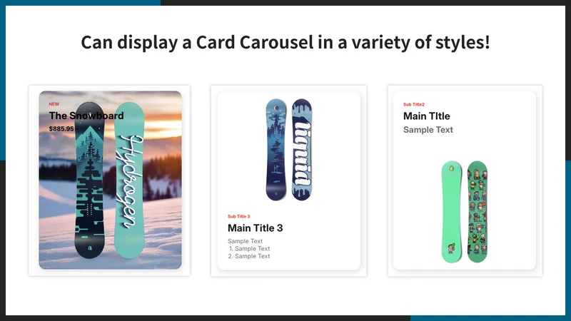 UR: Image With Text Carousel