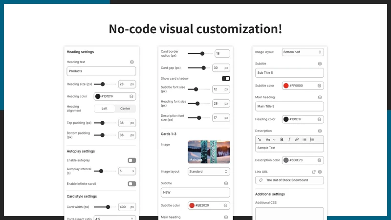 UR: Image With Text Carousel