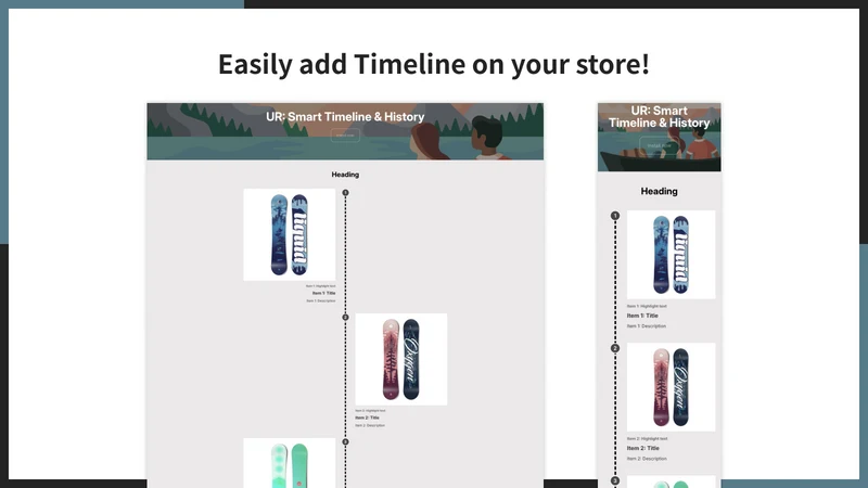 UR: Smart Timeline & History