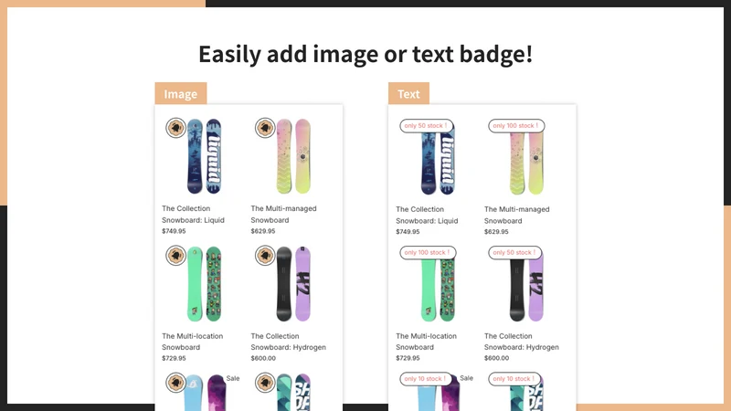 UR: Low Stock Badge｜Counter