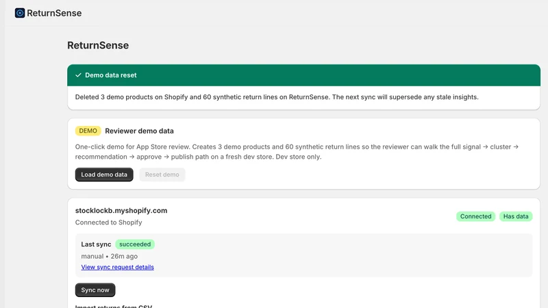 ReturnSense by MorganLabs