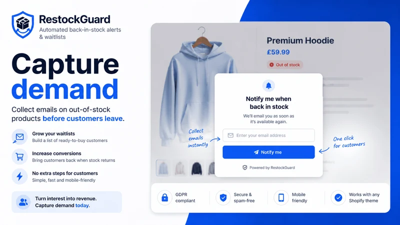 RestockGuard ‑ Stock Alerts