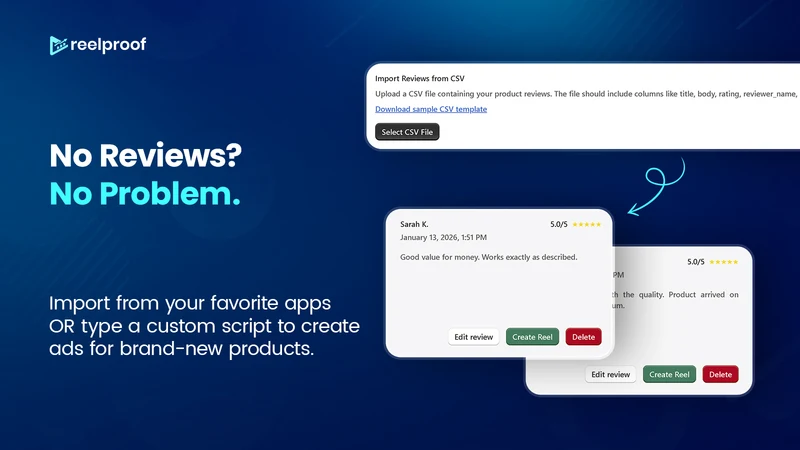 ReelProof ‑ AI Video Generator