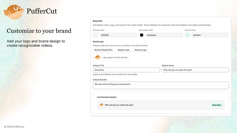 PufferCut ‑ Product Videos