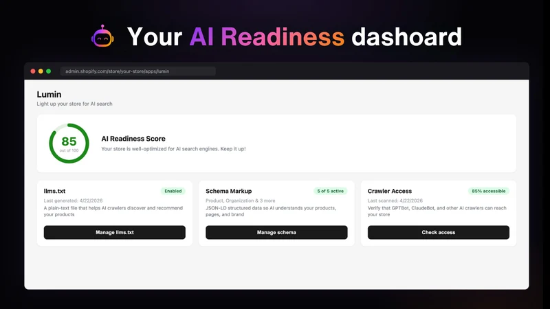 Lumin: AI SEO & AI Descrptions