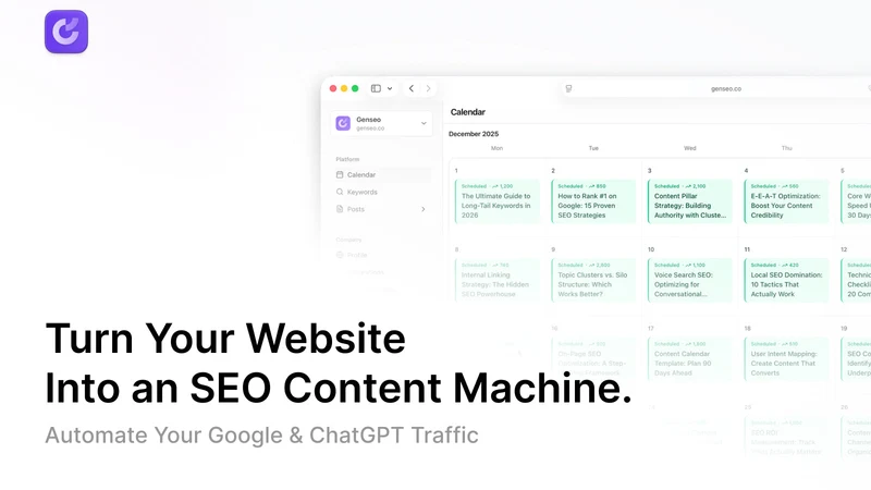 Genseo: AI SEO Blog Writer