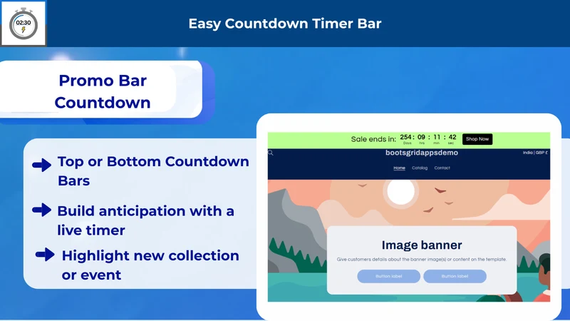 Easy Countdown Timer Bar