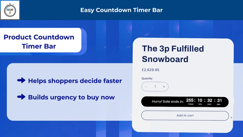 Easy Countdown Timer Bar