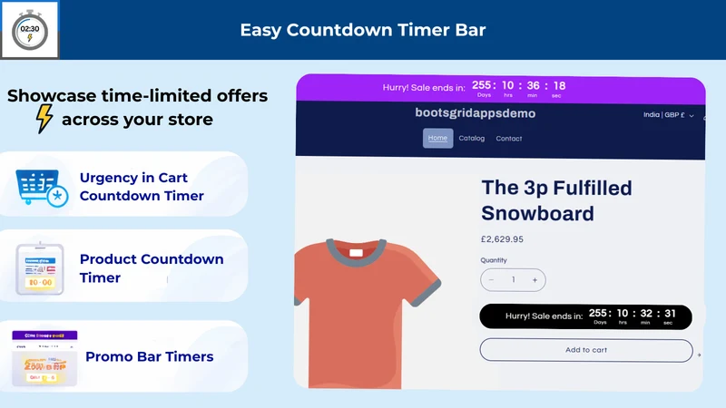 Easy Countdown Timer Bar