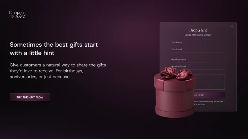 A Little Hint: Gift Hints