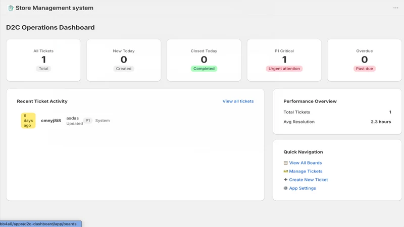 StoreOps | Store Management