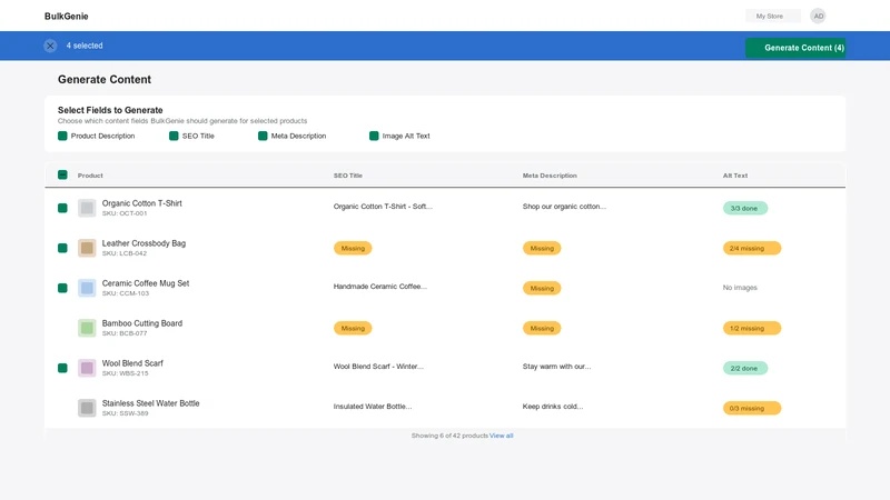 BulkGenie AI