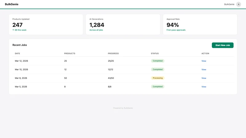 BulkGenie AI