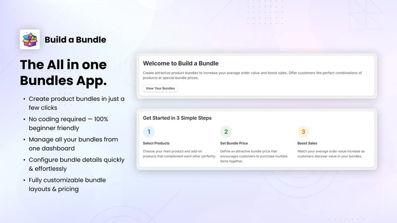 AI ‑ Build A Bundle