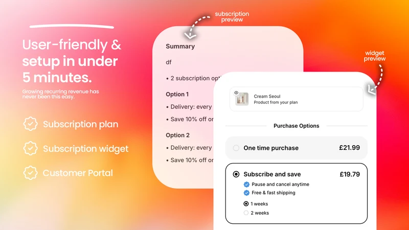 Amose: Subscriptions App