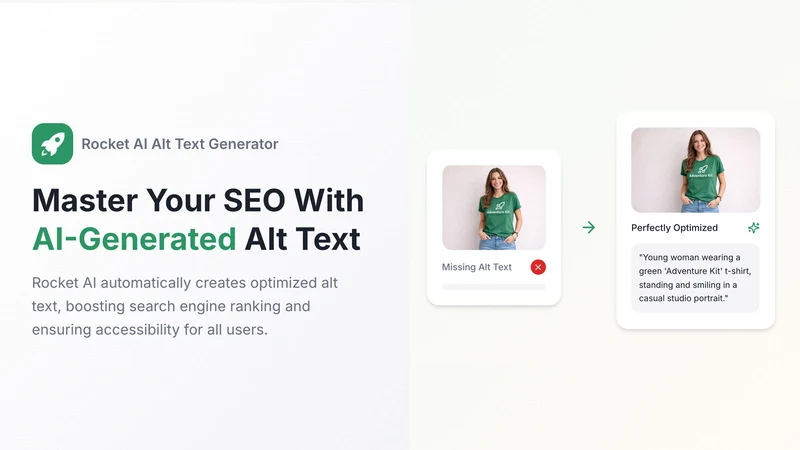 Rocket: AI Alt Text Generator
