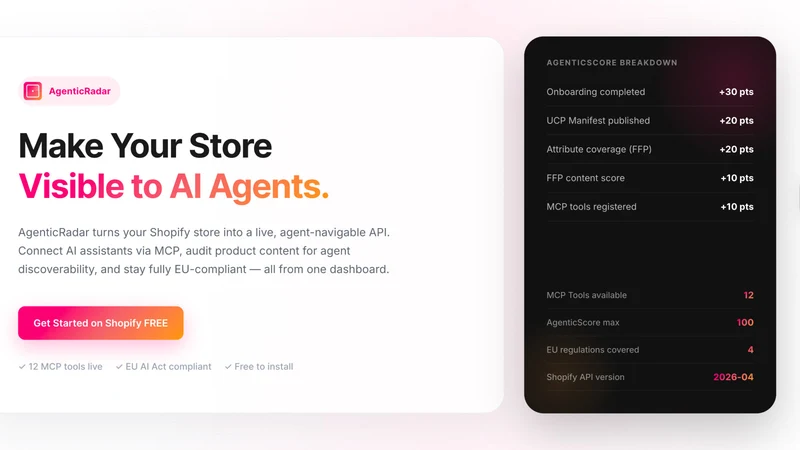 AgenticRadar AI – MCP Server