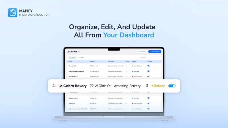 Mapify: Store Locator & Maps