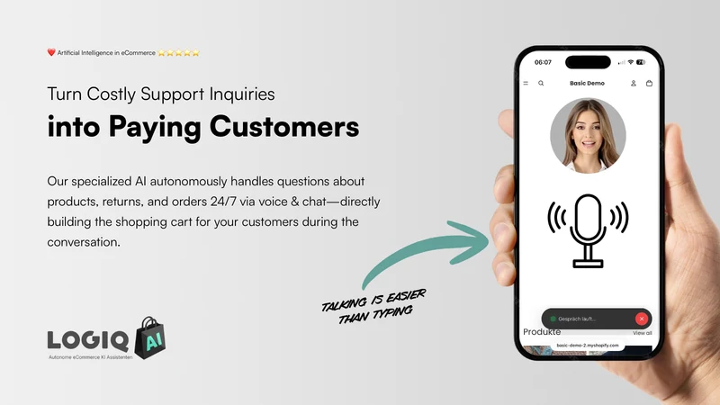 Logiq AI: Voice & Chat Support