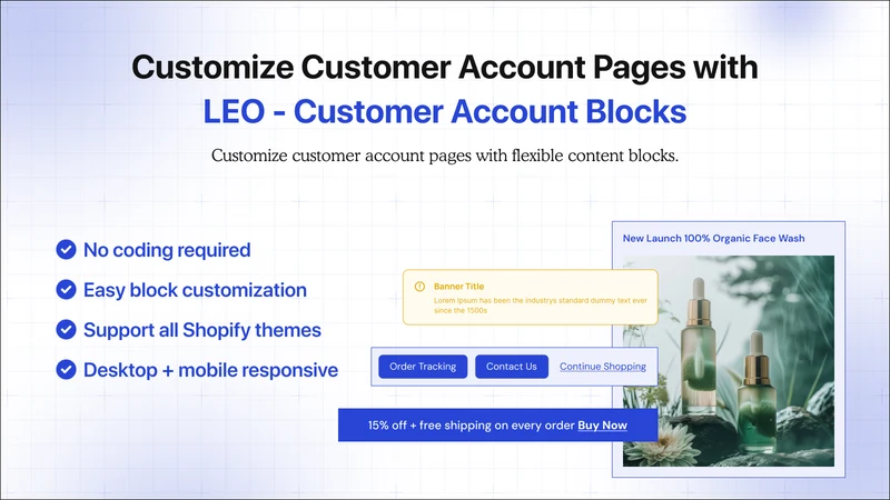 LEO ‑ Customer Account Blocks
