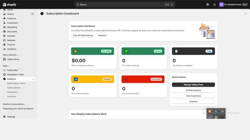 Smart Subscriptions