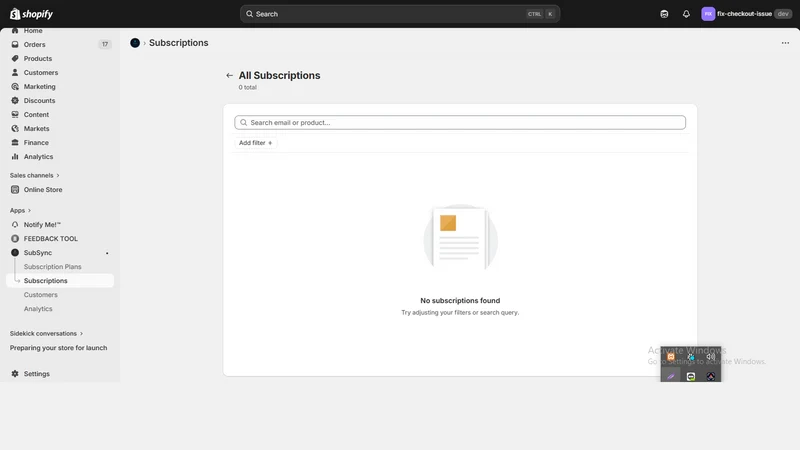 Smart Subscriptions