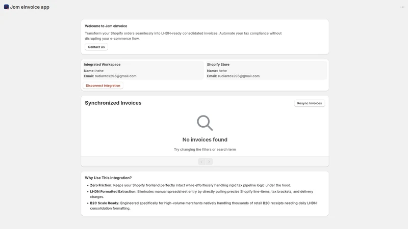 JomeInvoice app