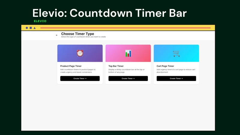 Elevio: Countdown Timer Bar
