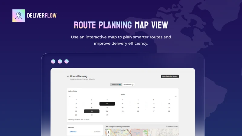 DeliverFlow Pickup & Delivery