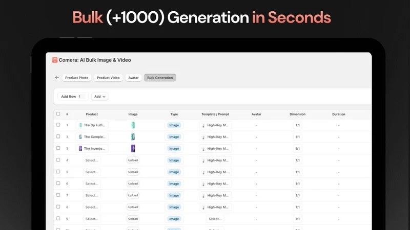 Comera: AI Bulk Image & Video