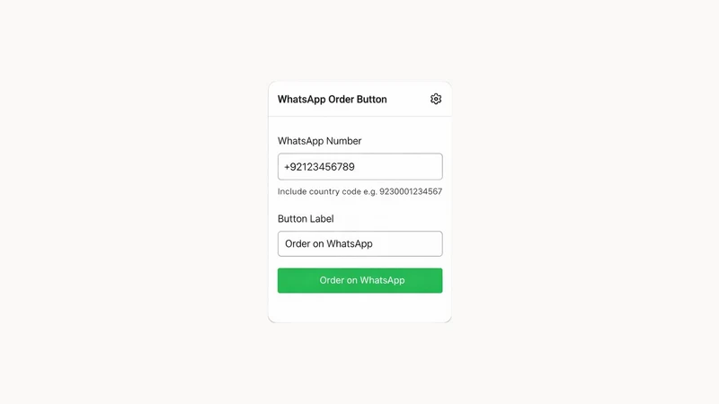 WPC WhatsApp Order Button