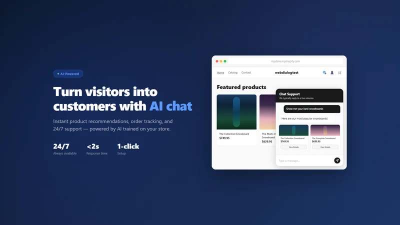 WebDialogAI