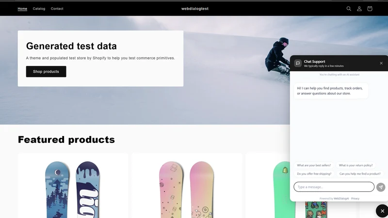 WebDialogAI