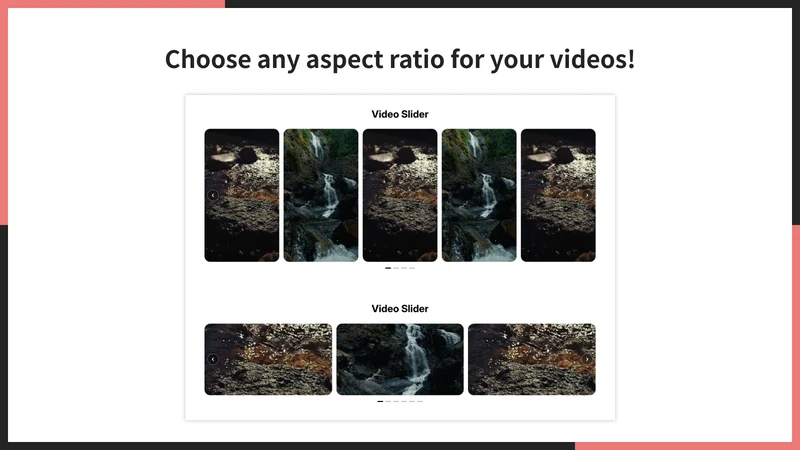 UR: Video Gallery & Carousel