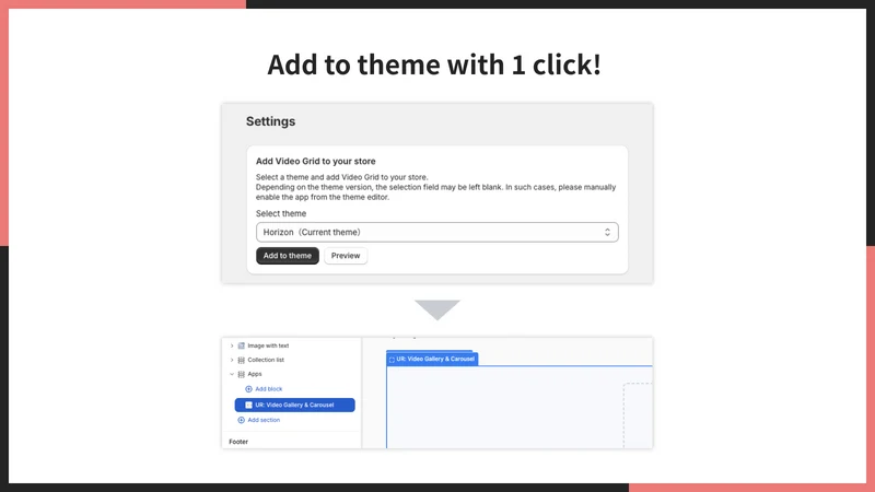UR: Video Gallery & Carousel