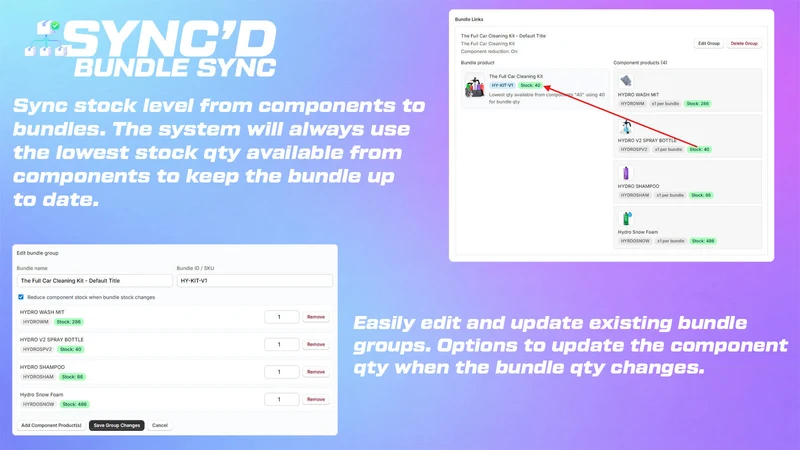 Sync’d – Inventory & Bundles