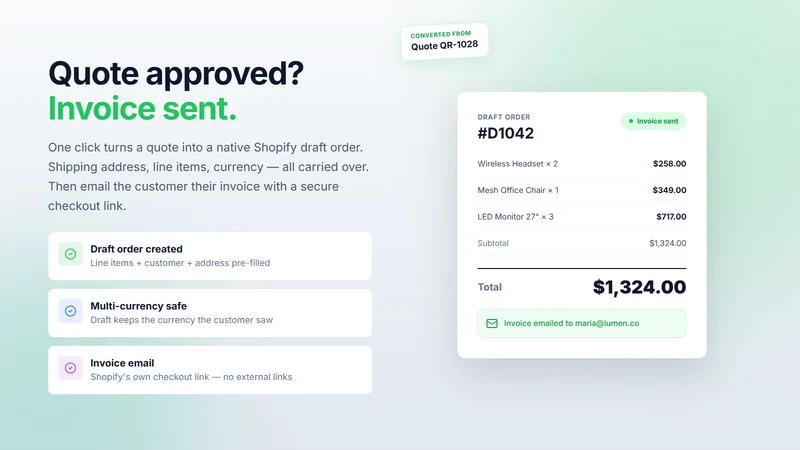 Simple Request a Quote
