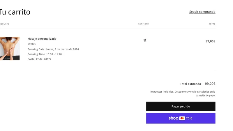 BookService: Reservas y Citas