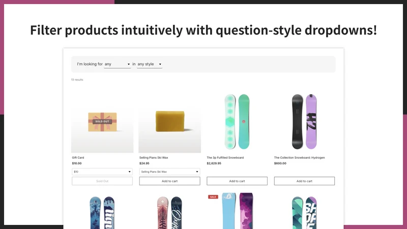 UR: Product Quiz & Finder