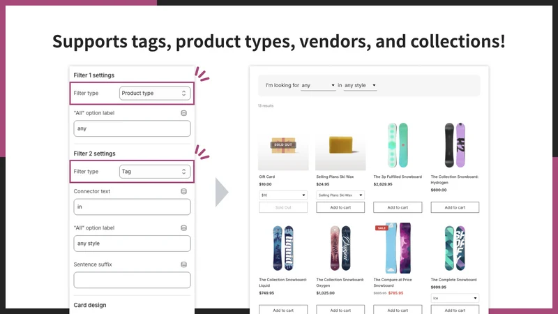 UR: Product Quiz & Finder