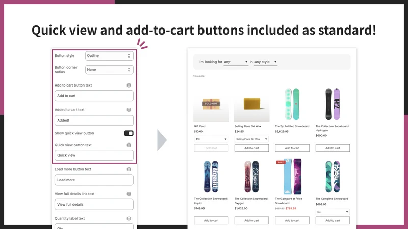 UR: Product Quiz & Finder