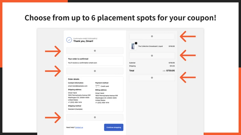 UR: Smart Post Purchase Coupon