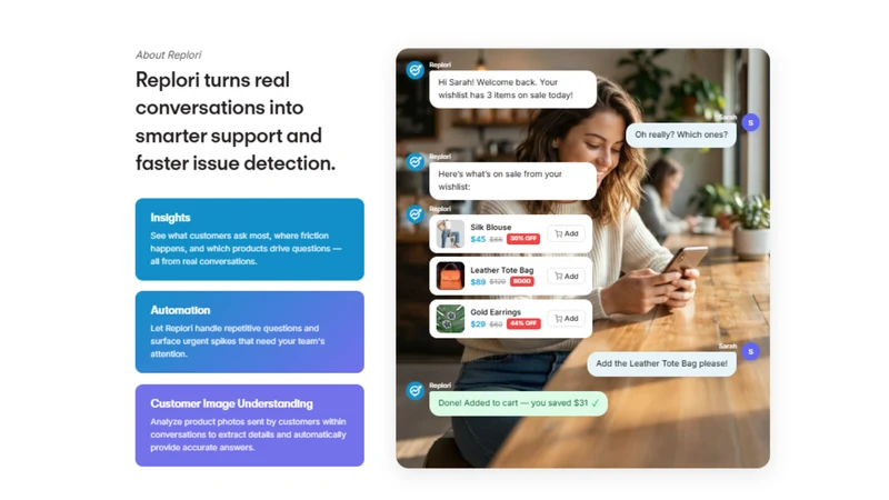 Replori: AI Customer Support