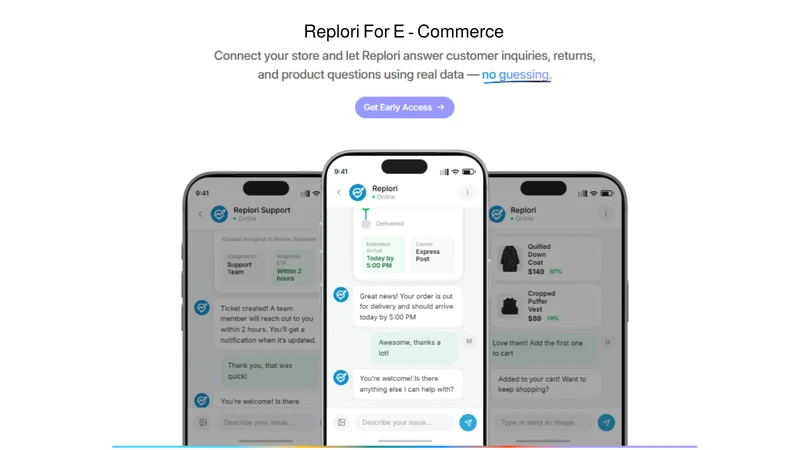 Replori: AI Customer Support