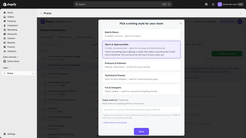 Prana — Be AI Search Ready