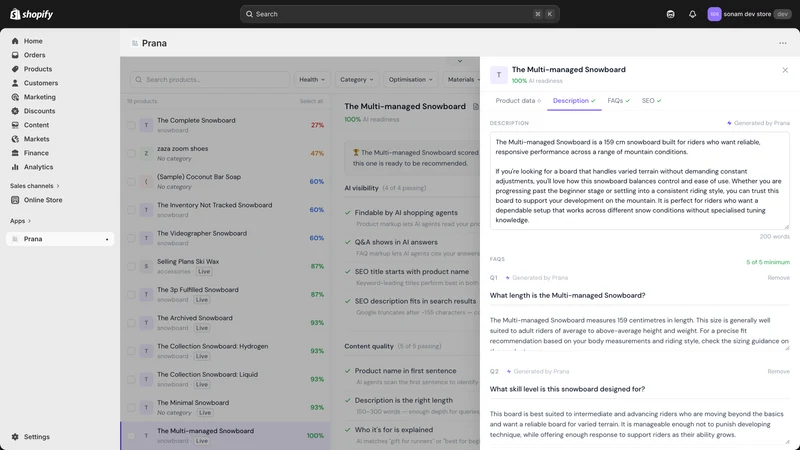 Prana — Be AI Search Ready