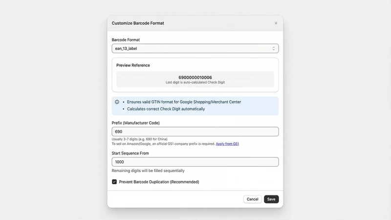 My Barcodes Generator