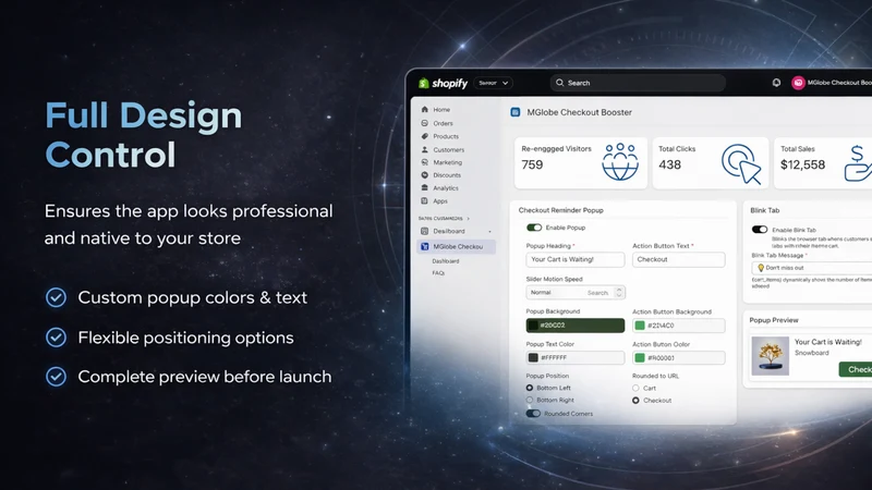 MGlobe Checkout Booster