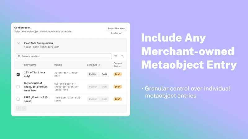 Metascheduler: Content Rollout